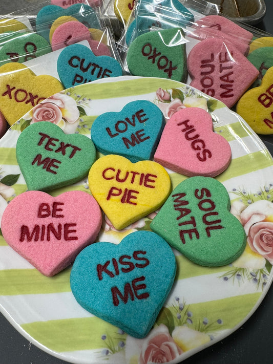 Cookie, Conversation Hearts Sugar (4 pack)