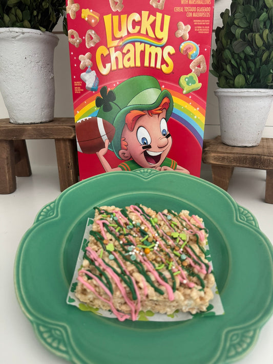 Lucky Charms Rice Krispie Treat