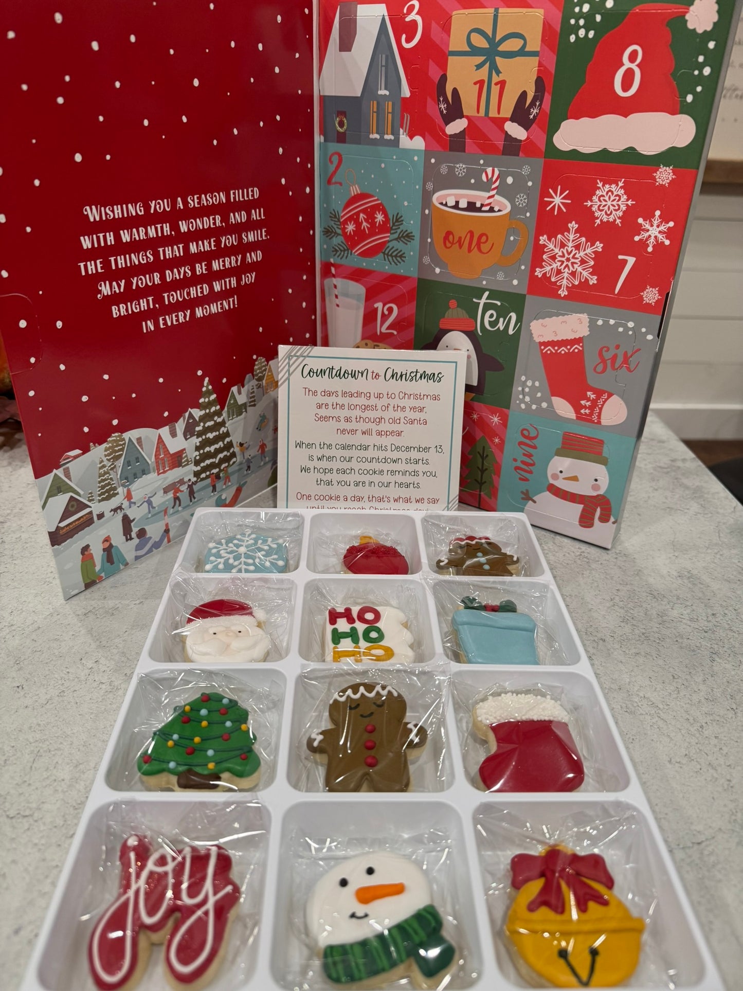 12 Days of Christmas Cookie Advent Calendar