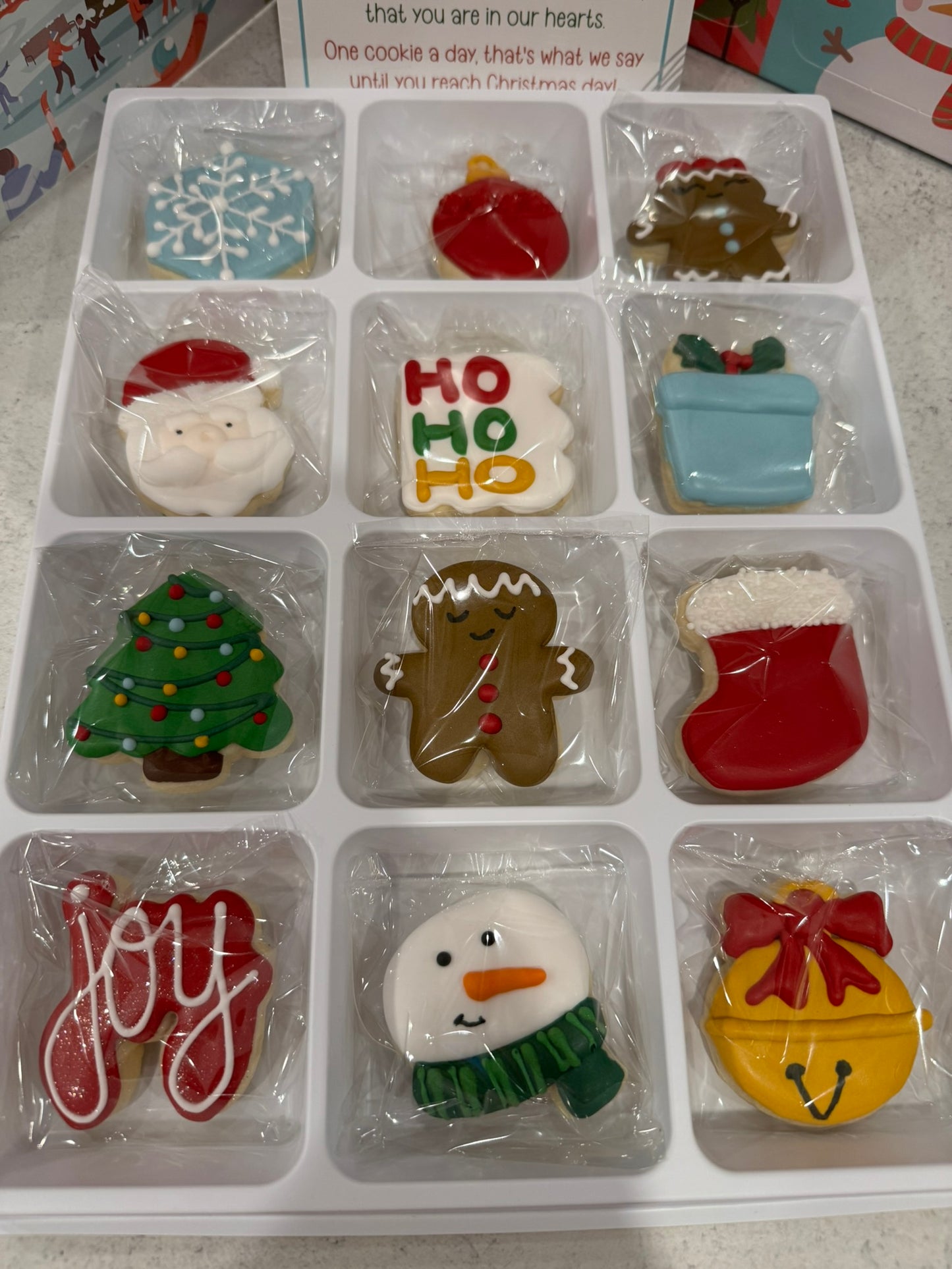 12 Days of Christmas Cookie Advent Calendar