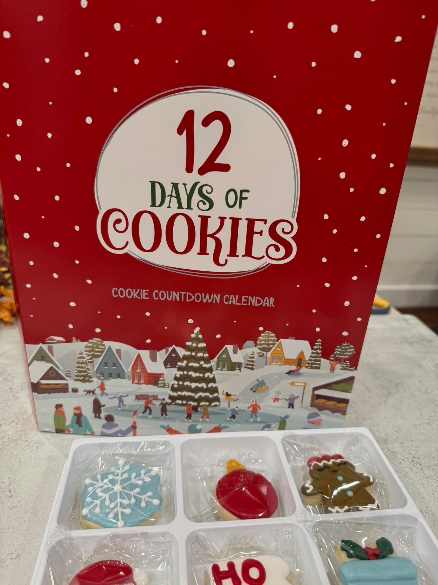 12 Days of Christmas Cookie Advent Calendar