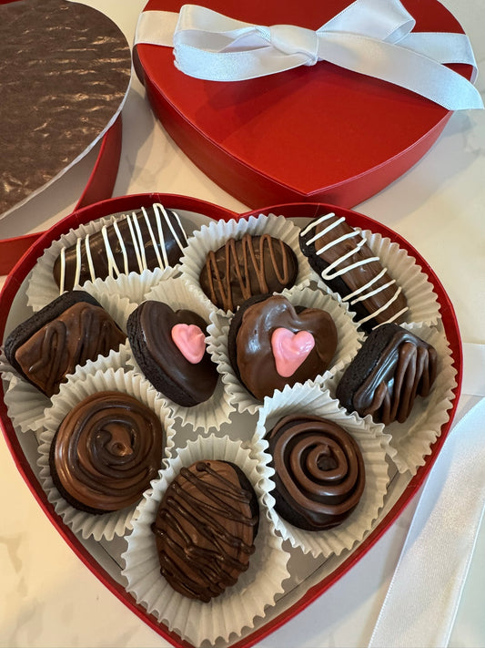 Cookies, "Chocolate Candy" Sugar (Box of 10)