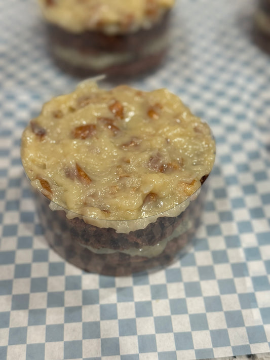 Cake, German Chocolate Cake (mini layer)